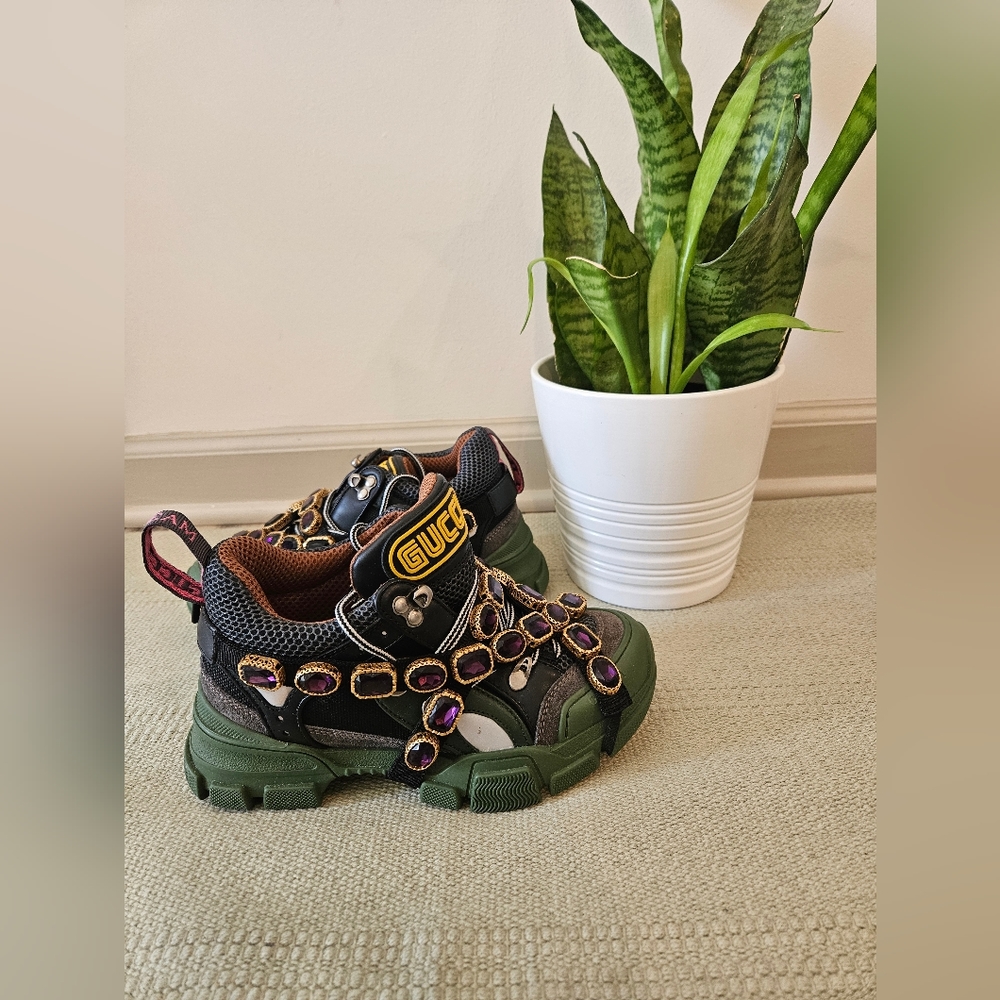 Gucci Men's Flashtrek Sneakers size 35